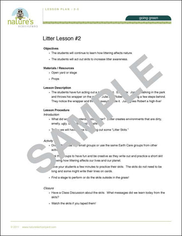 Litter Lesson Part 2 (2-5)