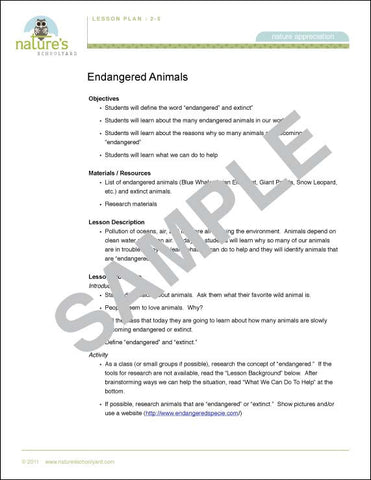 Endangered Animals (2-5)