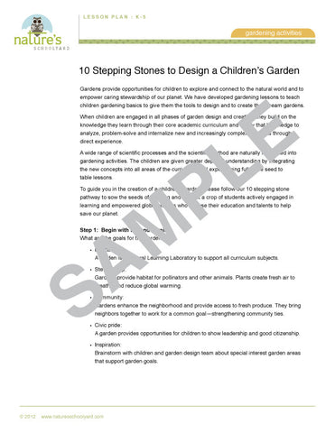 10 Stepping Stones to Design a Children’s Garden